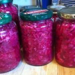 Finished kraut for 4