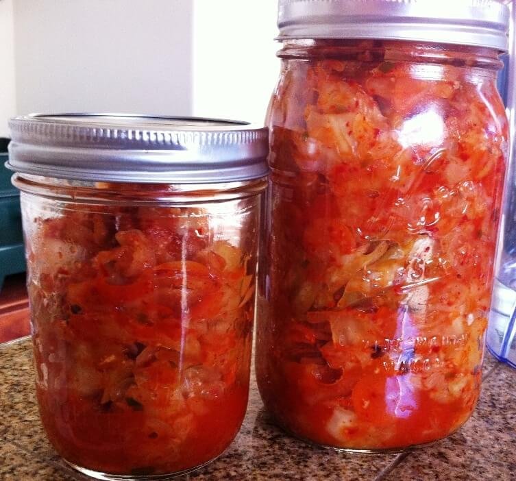 Finished kimchi