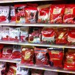 Pepper aisle at Zion Market, San Diego