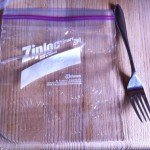 Dock a zip-top bag with a fork or ice pick (fungi breathes oxygen like us)