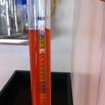 Day 30: take a reading with hydrometer. Looking for 0.99