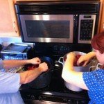 Defrosting berries with Gary and Logan